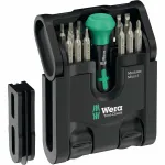 Wera Tool-Check Modular Micro 1, bit set black/green, 21-piece, includ
