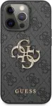 "GUHCP13X4GMGGR PU 4G Metal Logo Case iPhone 13 Pro Max" Grey