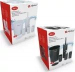 Alpina Alpina - bathroom set of 6 elements (white)
