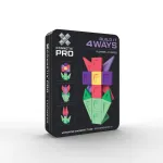Magnetinis konstruktorius CONNETIX PRO &bdquo;Build It 4 Ways Flowers Pack&ldquo;, 21 dalis