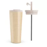 Linen - Travel Mug, 700 ml / Flap & Straw Set
