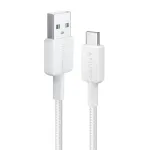 Laidas Anker 322 USB-A to USB-C Cable (3ft Braided) White