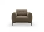 Velvet Armchair, "Lazio", 1 Seat, 87x85x85 Made in Europe