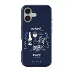 Wine & Dine - iPhone 17 Case, Tough (MagSafe) / N/A