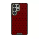 Red Velvet - Samsung Galaxy S25 Ultra Case, Elite Dark (Magnetic) / Gold
