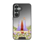 Sunrise - Samsung Galaxy S25 Plus Case, Elite Mirror Dark (Magnetic) / Silver