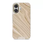 Full Glam - Beige iPhone 16 Plus Case, Elite Light (MagSafe) / Gold