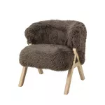 Poilsio fotelis Camino, rudas, 82065534