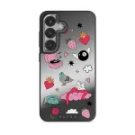 Side Quest - Samsung Galaxy S25 Plus Case, Elite Mirror Dark (Magnetic) / Silver