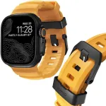 NOMAD Rocky Point juosta "Apple Watch" laikrodžiui 46mm/49mm geltonos/juodos spalvos