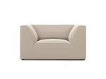 Velvet Armchair, "Siena", 1 Seat, 120x92x69 Made in Europe