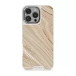 Full Glam - Beige iPhone 16 Pro Case, Elite Light (MagSafe) / Silver