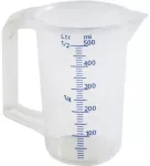 &bdquo;Paderno&ldquo; 0,5 l talpos matavimo ąsotėlis i&scaron; polipropileno