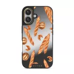 No Crumbs - iPhone 16 Case, Elite Mirror Dark (MagSafe) / Gold