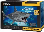 Puzzle 3D 78 pieces Great white shark