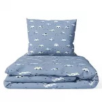 Cover set - 2 pcs - 135x100, 40x60 -CARS - JEANS