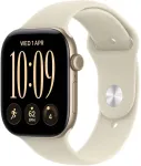 I&scaron;manusis laikrodis &bdquo;Apple Watch 12&ldquo; su GPS, 42 mm, &scaron;viesiai auksinis, &bdquo;Alu Sport Band&ldquo; dirželis, dydis S/M, smėlio spalvos (MJED4ZR/A)