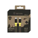Tactical MagRope USB-C/Lightning Cable 1m / black/yellow