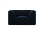 Velvet Armchair, "Siena", 1 Seat, 120x92x69 Made in Europe