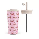 Hot Dog - Travel Mug, 500 ml / Flap & Straw Set