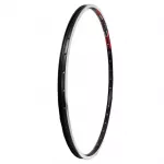 Ratlankis 27,5", HL20DD V-tipo 36H, dvigubas, su kniedėmis (juodas)