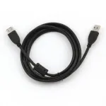 USB 2.0 cable M/F 1.8m Black