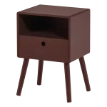 OZZY NIGHTSTAND MDF BURGUNDY RED [fsc]