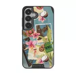 Honolulu - Samsung Galaxy S25 Plus Case, Elite Dark (Magnetic) / Silver