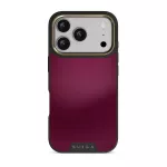 Dark Cherry - iPhone 17 Pro Case, Elite Dark (MagSafe) / Gold