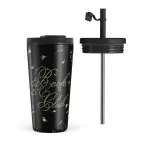 Book Club - Travel Mug, 500 ml / Flap & Straw Set