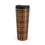 Autumn Plaid - Travel Mug, 700 ml / Flap