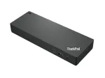 Lenovo 40B00300EU kompiuterių dokas / jungčių replikatorius Vielinis Thunderbolt 4 Juoda, Raudona