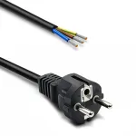 SCHUKO CEE power cable Cu stripped and soldere