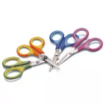 Žirklės WEDO SOFT-KID, 11,5 cm, apvalios, gumuota rankena, vnt.