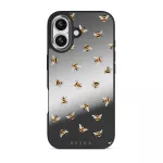 Honeycomb - iPhone 17 Case, Elite Mirror Dark (MagSafe) / Silver