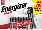 &bdquo;Energizer&ldquo; baterijos &bdquo;Max&ldquo; AAA / R03, 16 vnt.