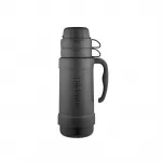 Stiklinis termosas su dviem puodeliais 1l juodas 194530 THERMOS