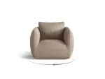 Armchair, "Nimes", 1 Seat, 95.5x87x80 Made in Europe
