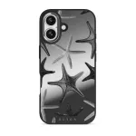Midnight Ocean - iPhone 17 Case, Elite Mirror Dark (MagSafe) / Silver