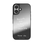 Focus On - iPhone 16 Case, Elite Mirror Dark (MagSafe) / Silver