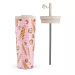 No Crumbs - Travel Mug, 700 ml / Flap & Straw Set