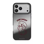 Stay Lucky - iPhone 17 Pro Max Case, Elite Mirror Dark (MagSafe) / Silver