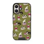 Curious Cat - iPhone 17 Case, Elite Dark (MagSafe) / Gold