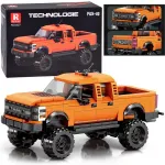 Orange Off-Road Pickup Truck Building Blocks 423 Pieces ZA6434