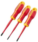 Stanley Zestaw 3 izolowanych wkrętak&oacute;w FATMAX: PZ / r&oacute;wnoległy (FMHT65770-0)