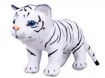 Plush toy - 01469 - BENGAL TIGER - WHITE - size 35 cm