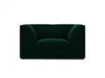 Velvet Armchair, "Siena", 1 Seat, 120x92x69 Made in Europe