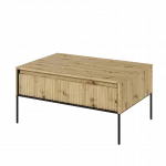 Kavos staliukas TREND TR9DAC-V2, artisan ąžuolas/juoda