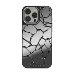 Void - iPhone 16 Pro Max Case, Elite Mirror Dark (MagSafe) / Silver
