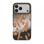 No Crumbs - iPhone 17 Pro Max Case, Elite Mirror Dark (MagSafe) / Gold